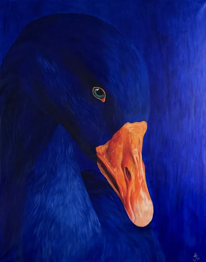 Póster "Blue goose"