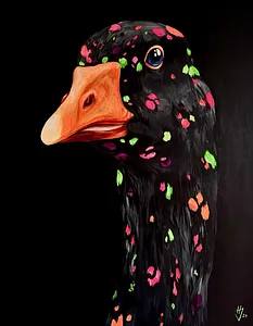 Poster "Black goose"