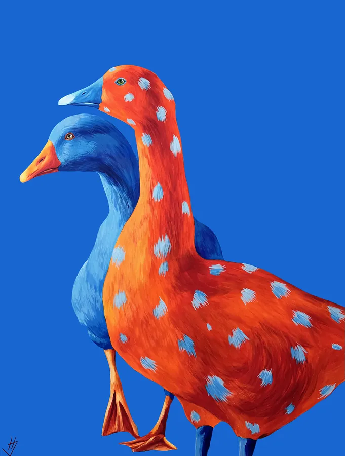 Póster “Geese”