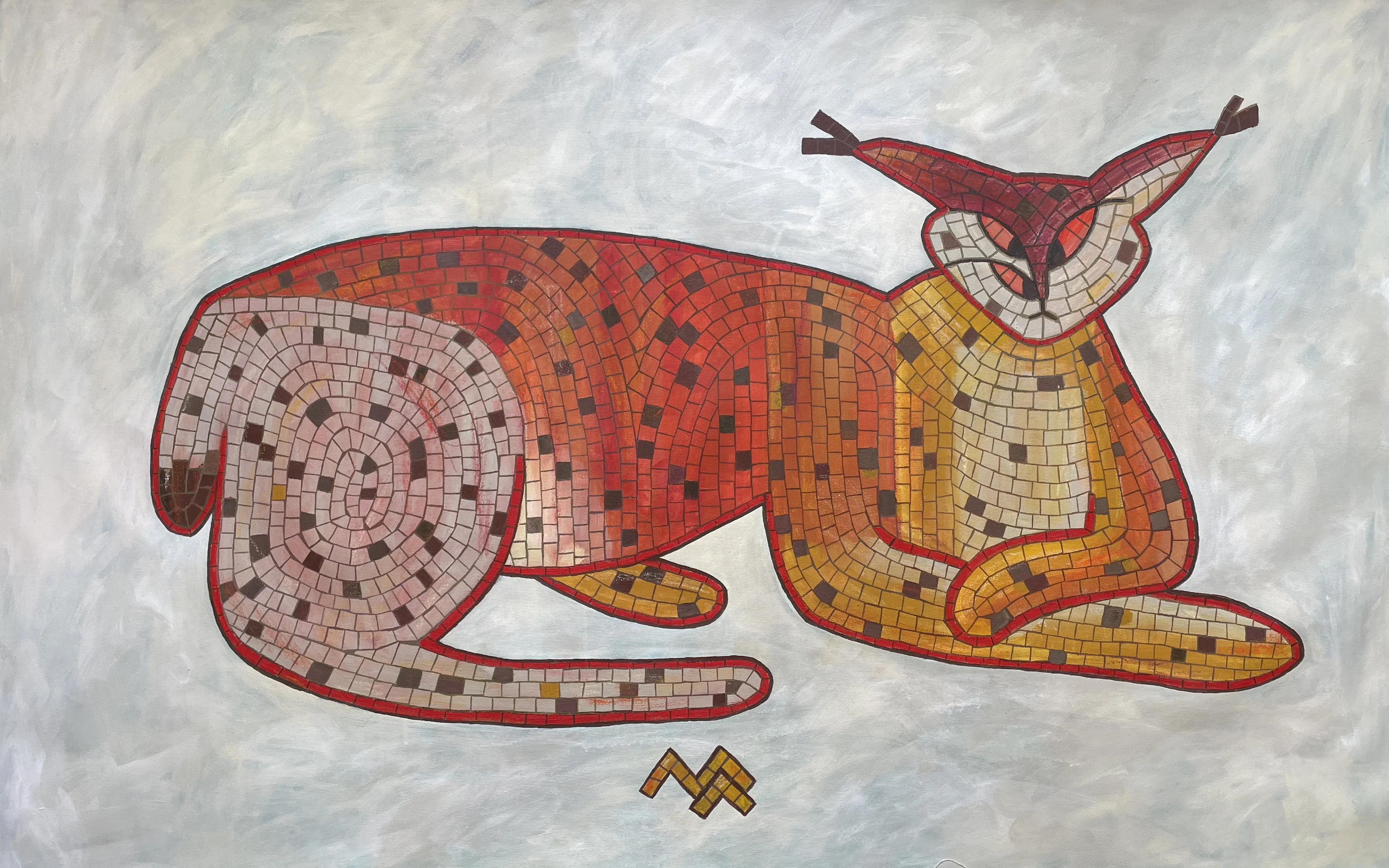 Mosaic lynx №2